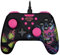 Konix Stranger Things Controller con cavo per Nintendo Switch, Switch 2 e PC - Funzione vibrazione - Cavo da 3 m - Nero e rosa