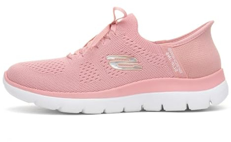 Skechers Women's Summit New Daily Hands Free Slip-ins Sneaker, Rose, 7 UK Wide