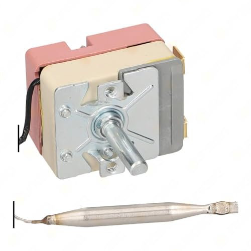 Termostato Freidora 30°C/205°C 16A 250V - Controlador de Temperatura | Regulador de energía | para medir la Temperatura del Aceite