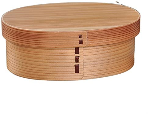 Scatole Lunc Scatola Lunc in Legno Scatola Lunc da Picnic Scatola Portatile Susi Lunc Contenitore per Alimenti con Scomparto Set di stoviglie