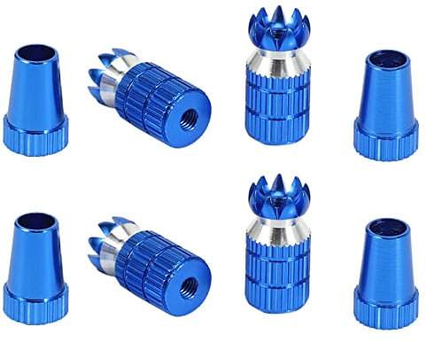 Sizoriruk 2X Aluminium RC Sender Stick Ends Controller Daumen Rocker M3 Gewinde für TX Futaba / / für DX6I DX7S DX8 DX9 Taranis, Blau