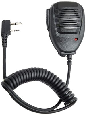 PLACKE Convient for Le Microphone Haut-Parleur du Talkie-walkie BAOFENG Convient for la série UV-5R BF-888S BF-88E UV-17Pro GPS UV-5RH Convient for la Radio Quansheng UV-K5 UV-K5(8)