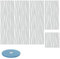 SUBTLETY 3D Wandpaneele Kunststoff 50x50cm Wandverkleidung Deckenpaneele 12 Stück Dekoren Wandtattoos Deckenplatten Hochsteifes PVC Wanddeko Paneele 3m² Wandplatten für Küche Bad Büro (S107 Weiß)