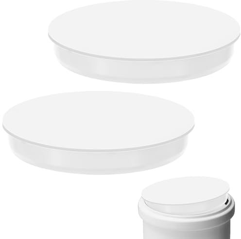 Yuanchu Lot de 2 couvercles de tuyau de ventilation DN100 - Pour bouchons de manchon - 100 mm - En PVC - Blanc