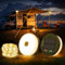 FOMYHEARD 10M Retráctil Cadena de Luces para Camping,3 en 1 portátil para exteriores a de Impermeable Lampara Camping,8 modos de iluminación,Solar y USB de carga,pour le Jardín,la décoration de patio