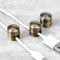 Yuanchu 3 Sets Swag Hook for Chandelier Ceiling Lights Cable, Anchors Desk Adhesive Phone Charger Holders for Cords Cord Management Clips Adjustable Wire Organizers Nightstand Office