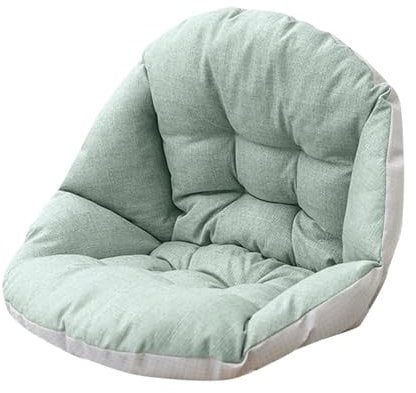 Hängesessel Kissen Sitzauflage für Hängekorb Sitzkissen Soft Polster Auflage für Polyrattan & Rattan Hängeschaukel Rückenkissen für Hängesitz Indoor & Outdoor Dekokissen (Grün)