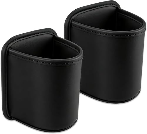 WENPANGPANG Auto Getränkehalter für VW ID.3 ID3 Pro/S/Pure/Pro Performance Id 3 2021-2026, Becherhalter PKW Leder Dosenhalter Autozubehör Organizer Seitentür Flaschenhalter Kaffeebecher Halterung