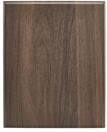 PH PandaHall Pizarra de premios en blanco Pizarras de grabado personalizadas Pizarras artesanales marrones con borde biselado para reconocimiento de empleados trofeo de reconocimiento, 38 x 30,7 cm