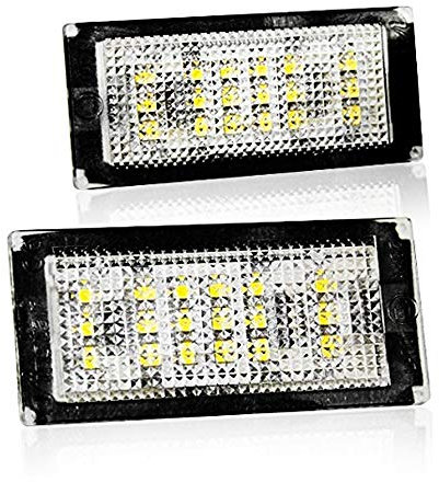 JOM Car Parts & Car Hifi GmbH 82786 LED Kennzeichenbeleuchtung, 2 Stück, inkl. E-Prüfzeichen