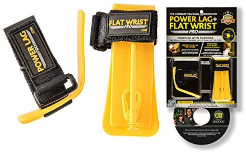 Golf Swing Training Aids - Golf Swing Lag Trainer and Golf Flat Wrist Trainer for Chipping, Slice and Full Swing