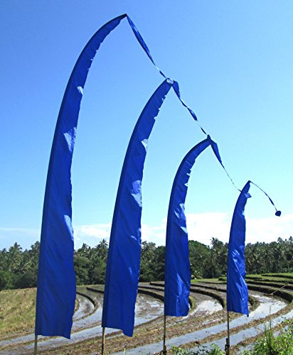 Bali-Fahne, Polyester, royalblau, 6 Meter