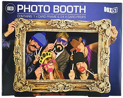 Flashpoint AG Photo Booth / Foto Requisite / XXL Bilderrahmen mit 24 witzigen Accessoires