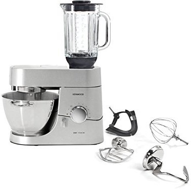 Kenwood kMC 05007 chef titanium robot avec glasmixaufsatz, hachoir à viande et accessoire extracteur de jus