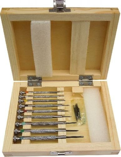 9 Schraubendreher + Holzbox S1 STAR XXL