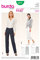 Burda B6681 Schnittmuster Hose Papier weiß 19 x 13 x 1 cm