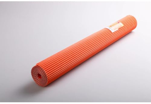 Clairefontaine 451058C Rolle Wellpappe Maxi (2 x 0,70m, 175g, ideal für Bastelprojekte) 1 Rolle orange