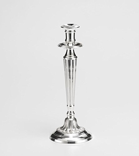 Silberne Kerze 1 rubans Stil Flamme Sheffield cod.5518901 cm 35h by Varotto & Co.