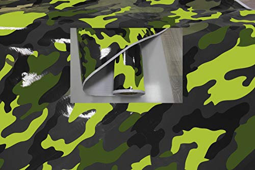 Könighaus (9,84€/m2) Jungle Camo II 200 x 152 cm blasenfrei mit Anleitung (Camouflage Autofolie)