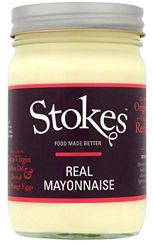 Stokes Mayonesa Real Con Aceite De Oliva Virgen Extra (345g)
