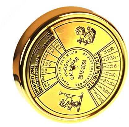 Nauticalia 4640 50-Jahres-Kalender Briefbeschwerer