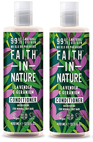 (2 Pack) - Faith in Nature - Lavender & Geranium Conditioner | 400ml | 2 PACK BUNDLE
