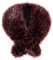 Futrzane Classic Stola - Lange Fellstola Damen - Fake Fur Pelzkragen Fell Schal (Kastanienbraun Classic)