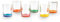 Pasabahce Swing Bicchieri in Vetro, Multicolore, 6 unità (Confezione da 1), 25 cl