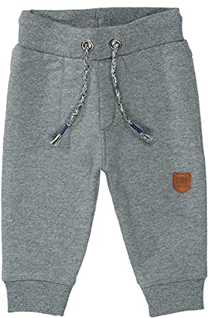 Staccato Jungen Baby Jogginghose | Kordelzug | elastische Rippbündchen, Stone Grey Mel., 68