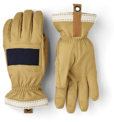HESTRA Njord Handschuhe, Navy-Natural Brown, EU 10
