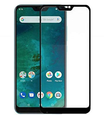 compatibile per ASUS Zenfone Max (M2) ZB633KL X01AD Pellicola TRASPARENTE VETRO FULL SCREEN GLASS TEMPERATO antiurto DISPLAY 9H antigraffio TOUCH SCREEN (Cornice Nero)