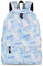 YANAIER Mädchen Schulrucksack Modischer Freizeitrucksack für Frauen Teenager Jungen Wasserdicht Tasche Schulranzen Tagesrucksack mit Laptopfach Hellblau