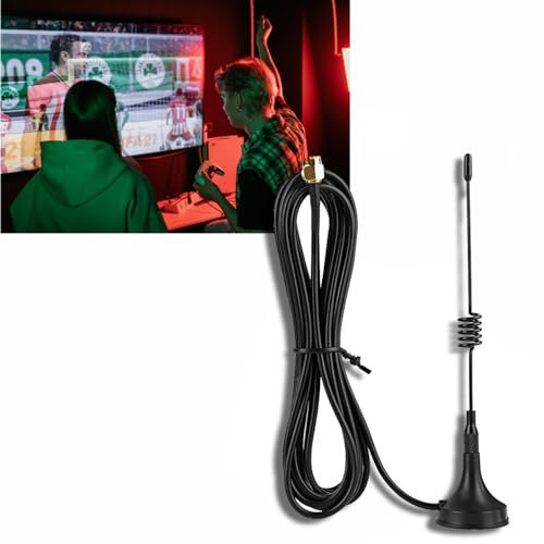 433 MHz antenna with SMA connector antenna with small high gain suction cup 5.0 dBi walkie talkie high gain antenna for outdoor TV signal amplifier