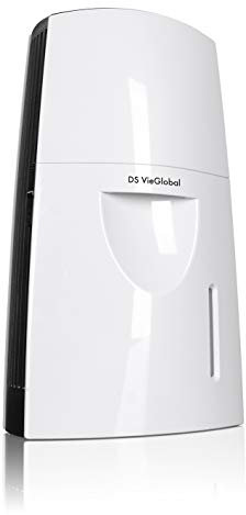 DS VieGlobal Thermalsole-Verdunster, Luftbefeuchter für ein angenehmes Raumklima durch Salzionen | Mehrere Stufen wählbar, inkl. Timer und Nachtmodus. Geniessen Sie die Kraft des Salzes