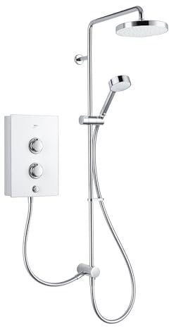 Mira Showers Decor 10.8KW White Dual Outlet Electric Shower 1.1894.009