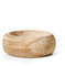 Serene Spaces Living Paulownia-Holzschale, rund, 24.1 cm, handgefertigt, dekorative Schale für Dekorationen, Partys, Hochzeiten, einzeln verkauft, Maße: 10.2 cm hoch und 24.1 cm Durchmesser