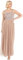 Maya Deluxe Damen Taupe Blush Strappy Delicate Sequin Maxi Bridesmaid Dress, 34 EU