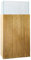 VIVANNO Windlicht-Säule Kerzenständer Akazien Holz Candela XL Braun - 100x50x26