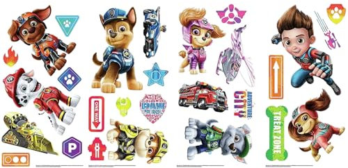 RoomMates RMK4819SCS Paw Patrol Movie Peel and Stick Wall Decals