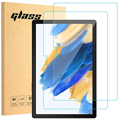 Whioltl [2-Pack] Compatible with Samsung Galaxy Tab A8 10.5 Inch SM-X200/X205 Screen Protector, Premium Glass Screen Protector with [9H] [Ultra Clear] [Anti Scratch] Case friendly - Clear