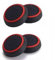 Pack of 4pc Red Thumb Grip Stick Caps Cover Controller Keycaps Grips For PS3, PS4, Xbox360, Xbox One & Xbox Series (Black & Red)