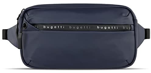 bugatti Blanc Bauchtasche - Hüfttasche für Reise, Alltag und Sport - Waist-Bag, blau