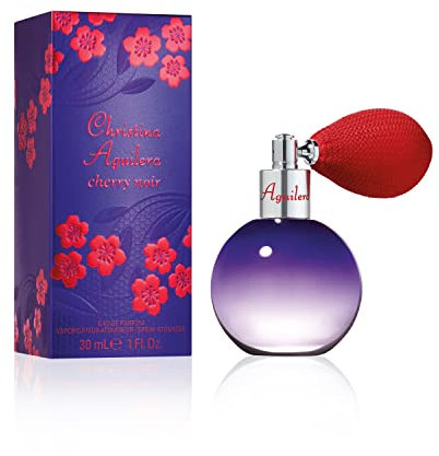 Christina Aguilera - Cherry Noir Damenparfüm, blumig & orientalisch, mit Noten von Jasmin, Pfingstrose und Vanille, exotisches Aroma, Süße und Sinnlichkeit, Parfüm für Damen - 30 ml