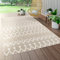 Paco Home Outdoor Teppich Wetterfest Wohnzimmer Balkon Küche Orientalisch Ornament Skandinavisch Geometrisches Muster 3D Effekt Modern, Grösse:200x290 cm, Farbe:Beige 6