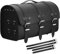 ORLETANOS Packkoffer Thor schwarz kompatibel mit Harley Davidson Softail Heritage Fat Bob Breakout Street Bob Echtleder Packtasche