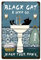 CREATCABIN Funny Bathroom Retro Metal Tin Sign Black Cat Wash Your Paws Vintage Aluminum Sign for Home Toilet Restaurant Kitchen Bar Coffee Wall Decor Art Gift for Women Men Friends 8 x 12 Inch