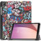FTRONGRT Case for Lenovo Tab M8 Gen 4 Tablet, Ultra Slim Lightweight Smart Shell Stand Cover Case and Premium Quality PU Leather Case Cover for Lenovo Tab M8 Gen 4 Tablet -Graffiti
