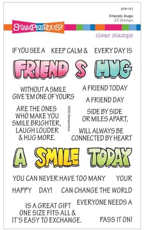 Spellbinders Stampendous FransFormer™ Friends Hugs Clear Stamps