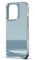 IDEAL OF SWEDEN Durchsichtige Handyhülle mit erhöhten Kanten und Nicht vergilbenden Materialien, fallgetesteter Schutz mit Spiegel Finish, kompatibel mit iPhone 15 Pro (Sky Blue Mirror)