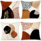 YCOLL Kissenbezug 60x60 4er Set Dekokissen Leinen Kissenhülle Modern Sofakissen Boho Kissenbezüge Abstrakte Muster Kissenhüllen für Sofa Schlafzimmer Couch Outdoor Kissen 60x60 A092